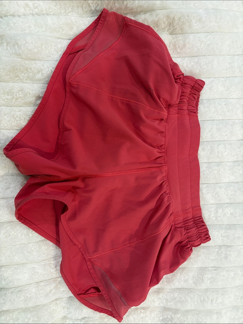 lululemon athletica Coral Red Women's Athletic Shorts